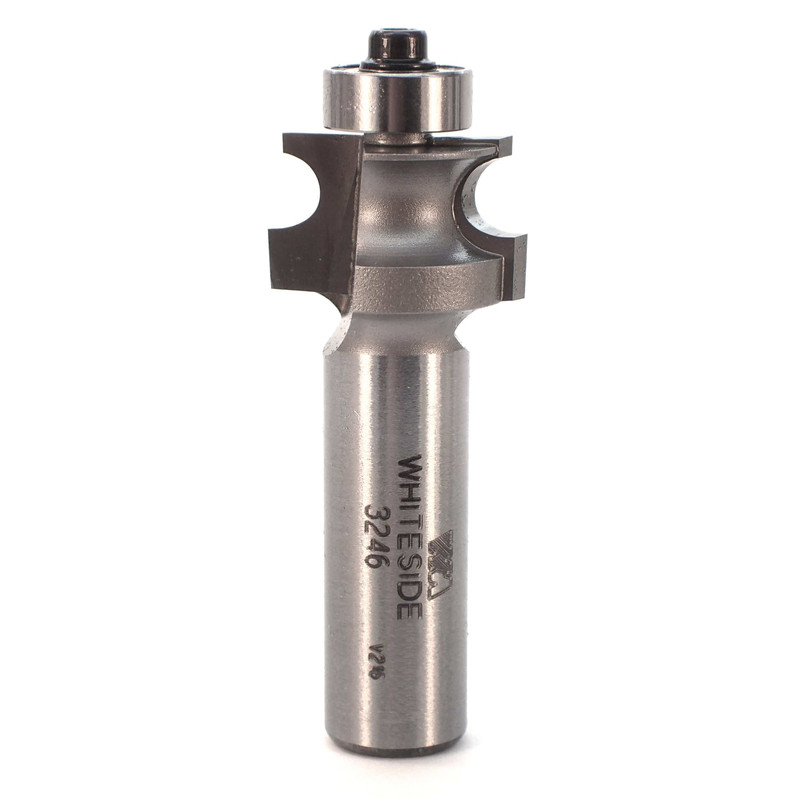 3246 Edge Beading Router Bit 1/4" BD x 7/8"OD x 9/16" CL x 2-1/4" OL 1/2" SH